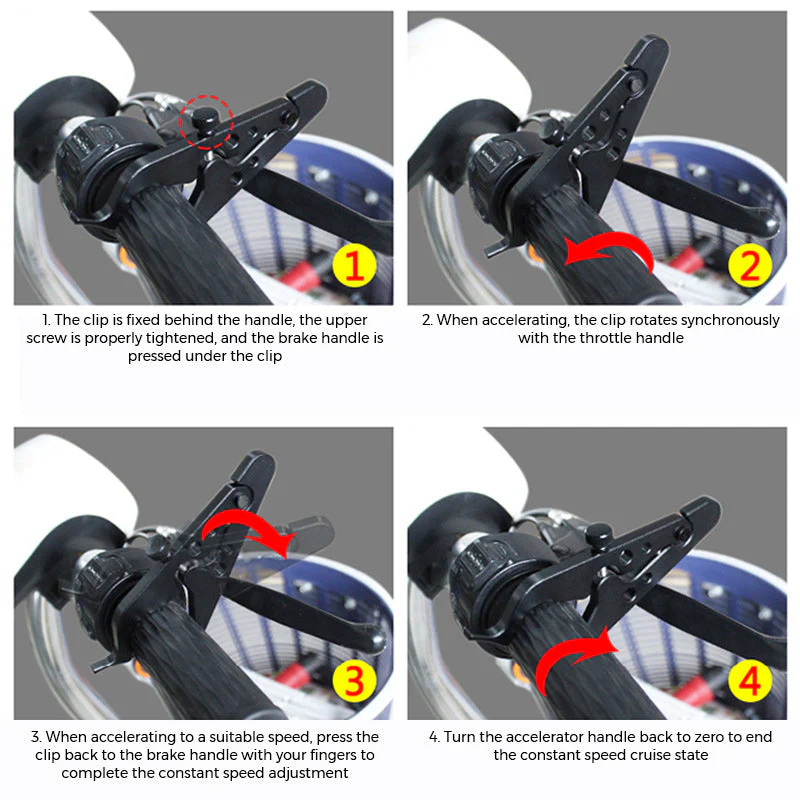 🏍🏍Universal Motorcycle Cruise Control Throttle Lock Assist - Image 3