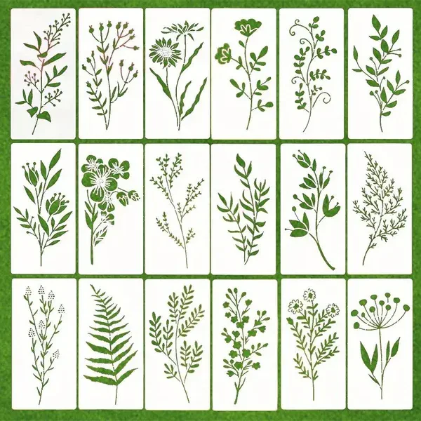 🔥DIY Decoration🌻 - Garden Fence Large Flower Drawing Stencils - Image 18