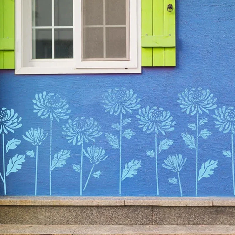 🔥DIY Decoration🌻 - Garden Fence Large Flower Drawing Stencils - Image 9