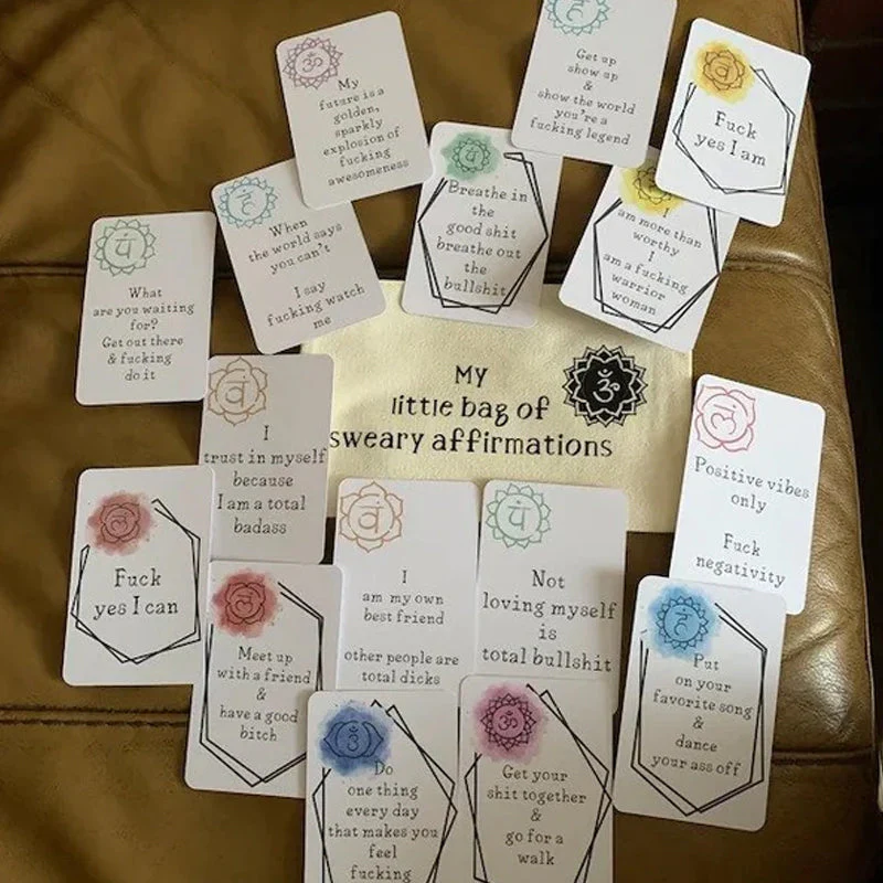 đFunny Affirmation Card Gift Made with Coated Paper - Image 4
