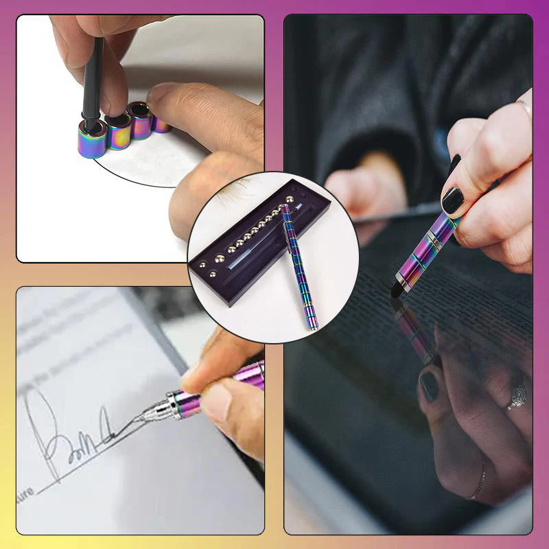 1 Set Multifunctional Decompression Metal Writing Pen - Image 2