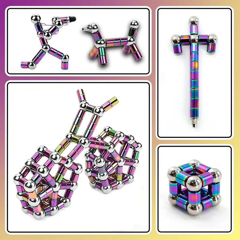 1 Set Multifunctional Decompression Metal Writing Pen - Image 3
