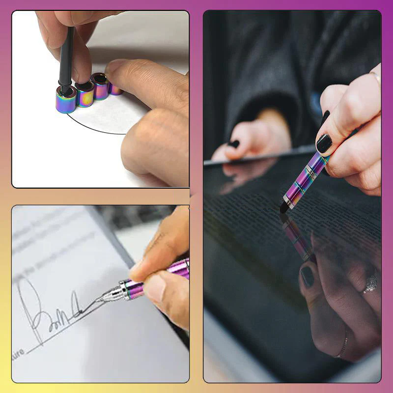 1 Set Multifunctional Decompression Metal Writing Pen - Image 4