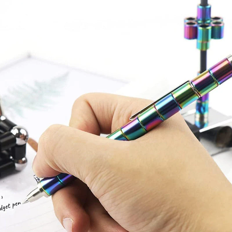 1 Set Multifunctional Decompression Metal Writing Pen - Image 8