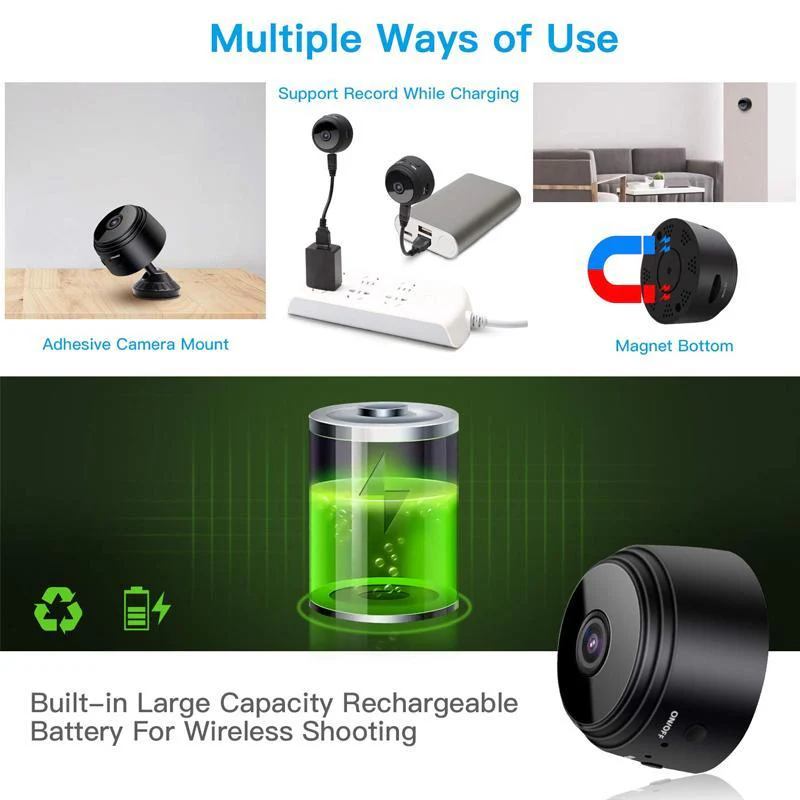 1080P HD Hot Link Remote Surveillance Camera Recorder - Image 3
