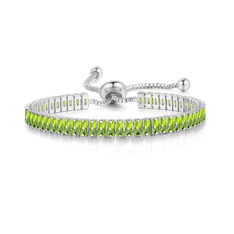 18K Gold Plated Cubic Zirconia Bracelet - Image 11