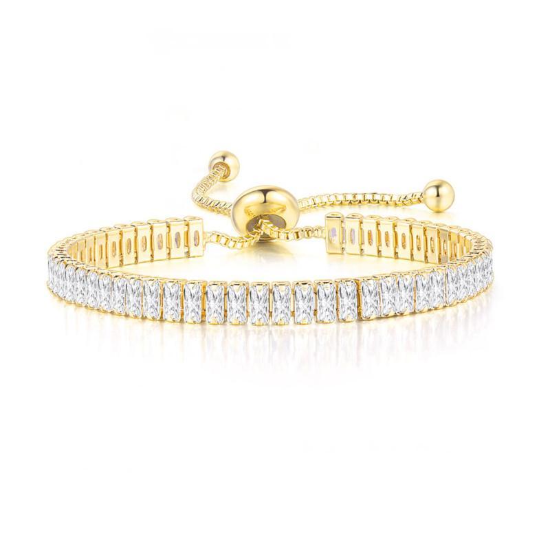 18K Gold Plated Cubic Zirconia Bracelet - Image 13