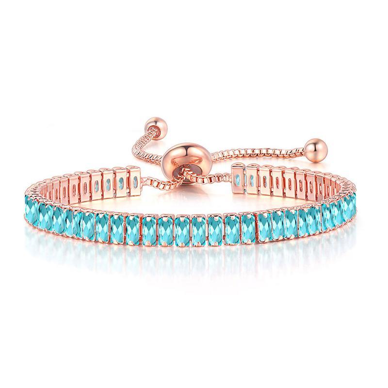 18K Gold Plated Cubic Zirconia Bracelet - Image 14