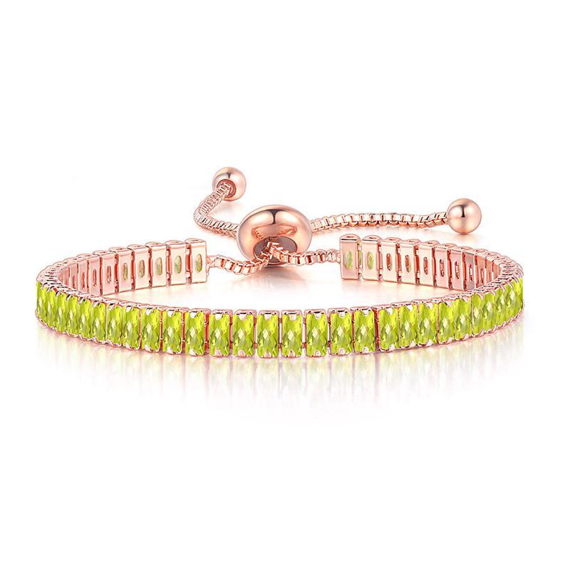 18K Gold Plated Cubic Zirconia Bracelet - Image 15