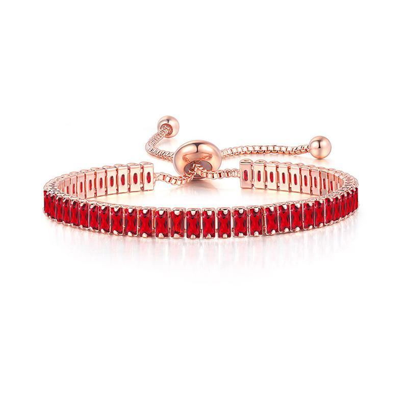 18K Gold Plated Cubic Zirconia Bracelet - Image 6