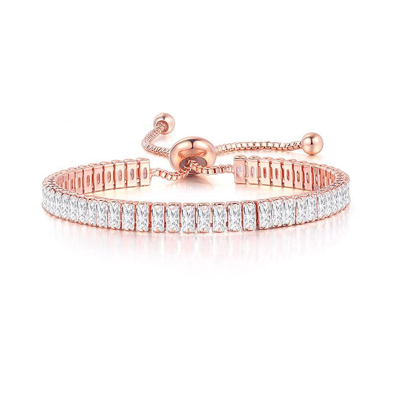 18K Gold Plated Cubic Zirconia Bracelet - Image 7