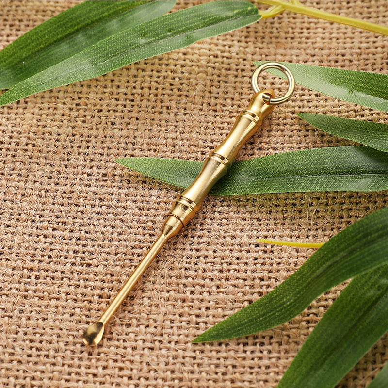 2 In 1 Brass Ear Spoon Toothpick - Image 3