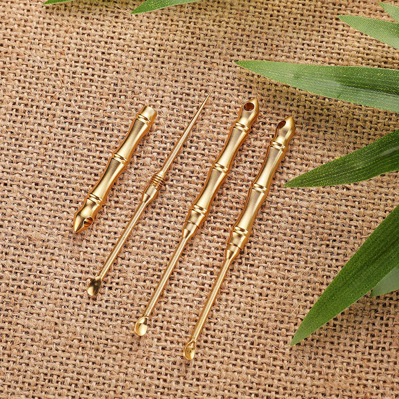 2 In 1 Brass Ear Spoon Toothpick - Image 4
