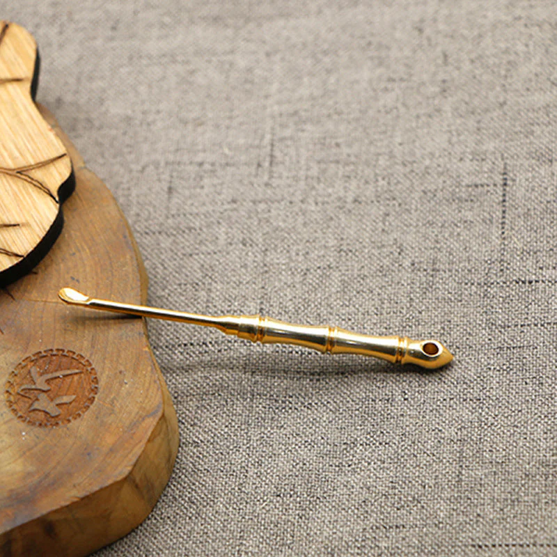 2 In 1 Brass Ear Spoon Toothpick - Image 7