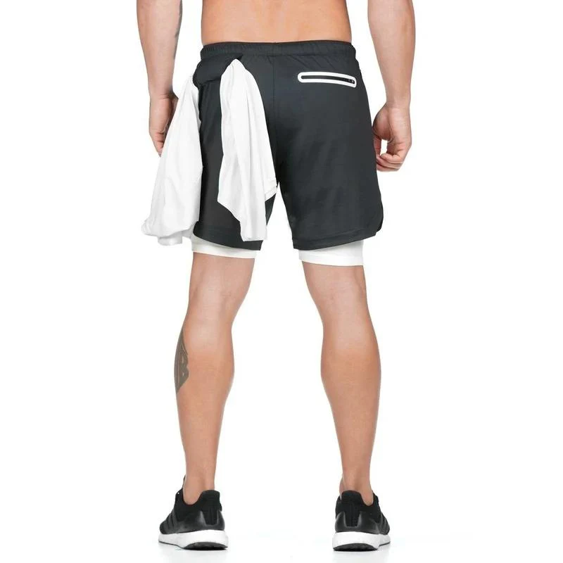 2-in-1 Double-layer Fitness Quick-drying Pants - Image 13