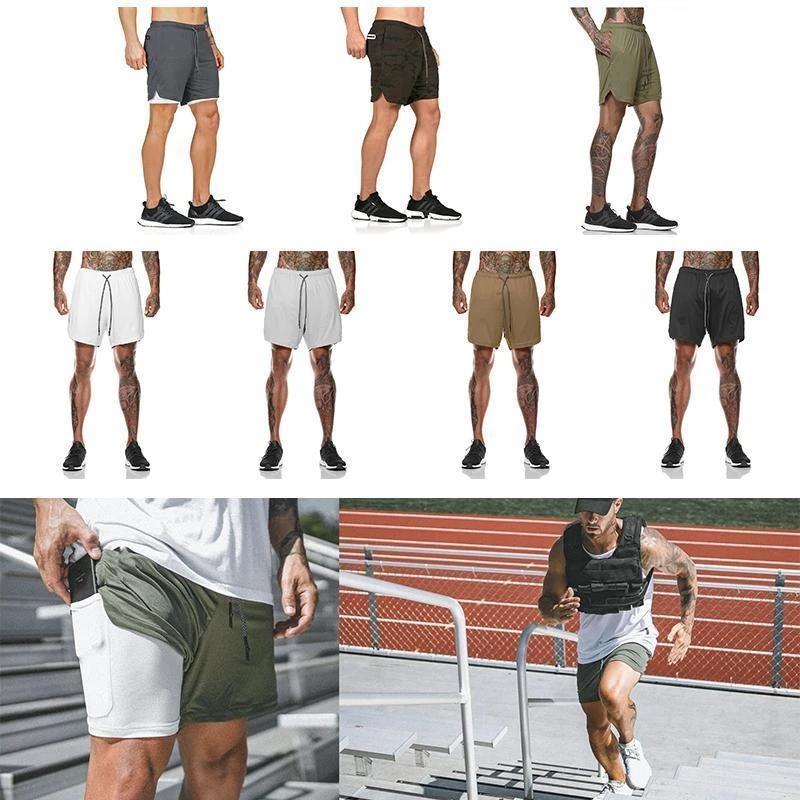 2-in-1 Double-layer Fitness Quick-drying Pants - Image 5