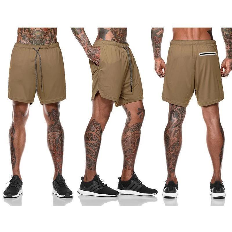 2-in-1 Double-layer Fitness Quick-drying Pants - Image 6
