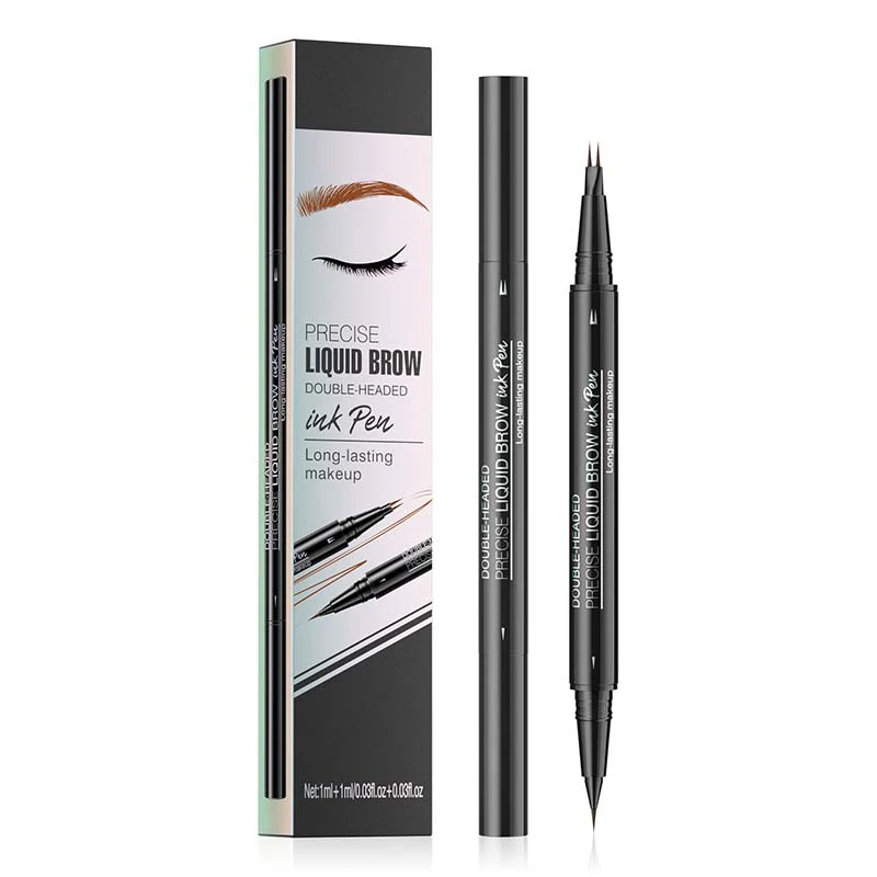 2-in-1 Dual-Ended Eyebrow Pen with Micro-Fork-Tip Applicator and Precise Brush-Tip - Image 12