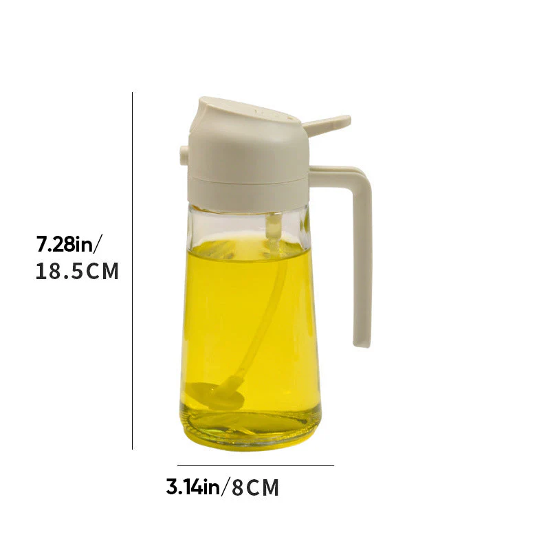 2-in-1 Glass Oil Sprayer and Dispenser - Image 11