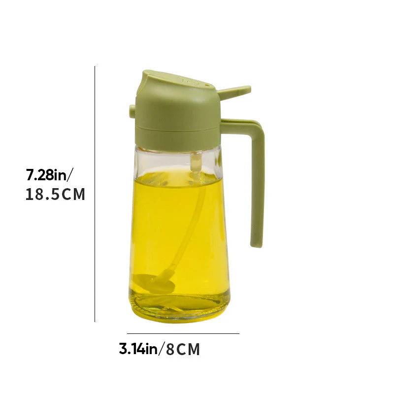 2-in-1 Glass Oil Sprayer and Dispenser - Image 12