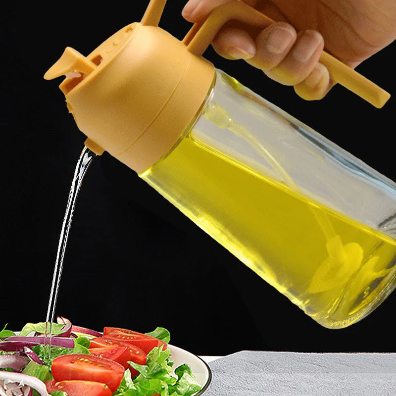 2-in-1 Glass Oil Sprayer and Dispenser - Image 2