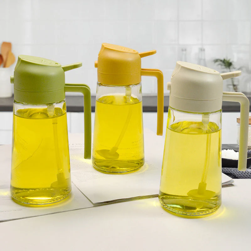 2-in-1 Glass Oil Sprayer and Dispenser - Image 3