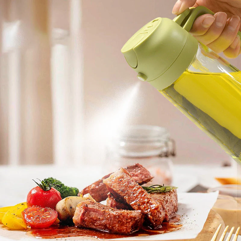 2-in-1 Glass Oil Sprayer and Dispenser - Image 4