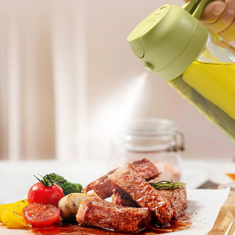 2-in-1 Glass Oil Sprayer and Dispenser - Image 7