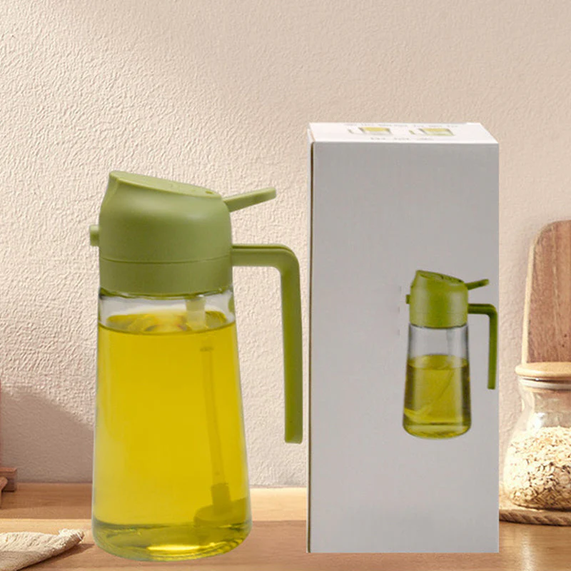 2-in-1 Glass Oil Sprayer and Dispenser - Image 9