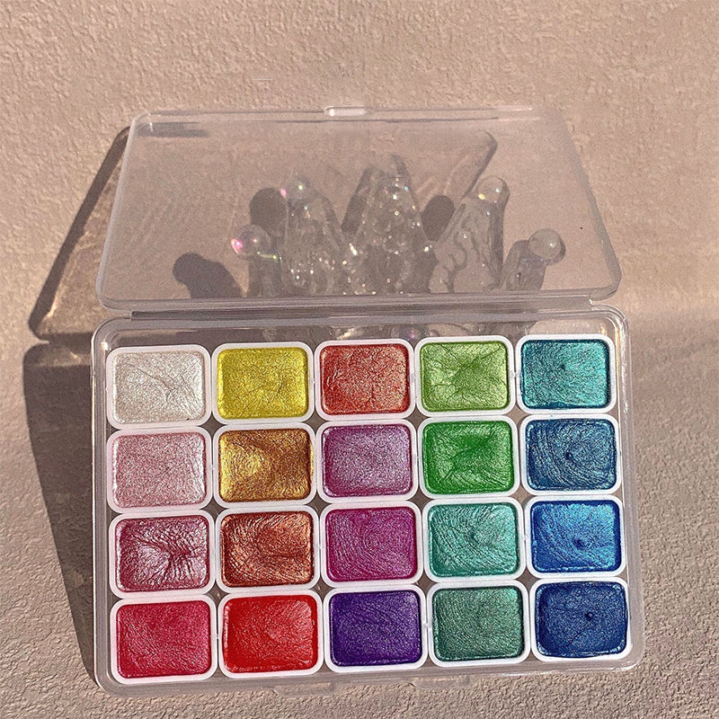 20 Colors Watercolor Painting Set - Image 14