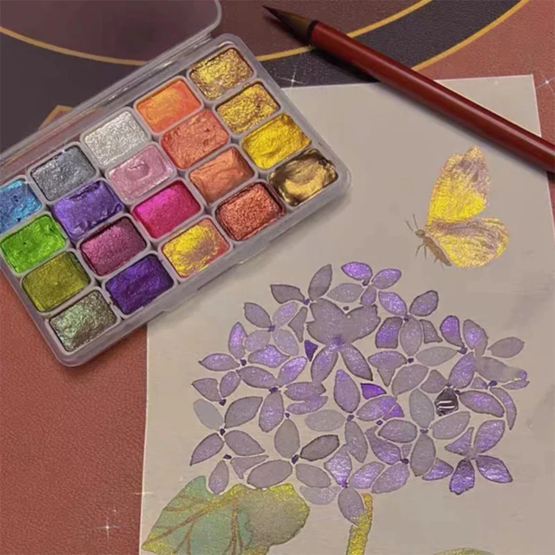 20 Colors Watercolor Painting Set - Image 3