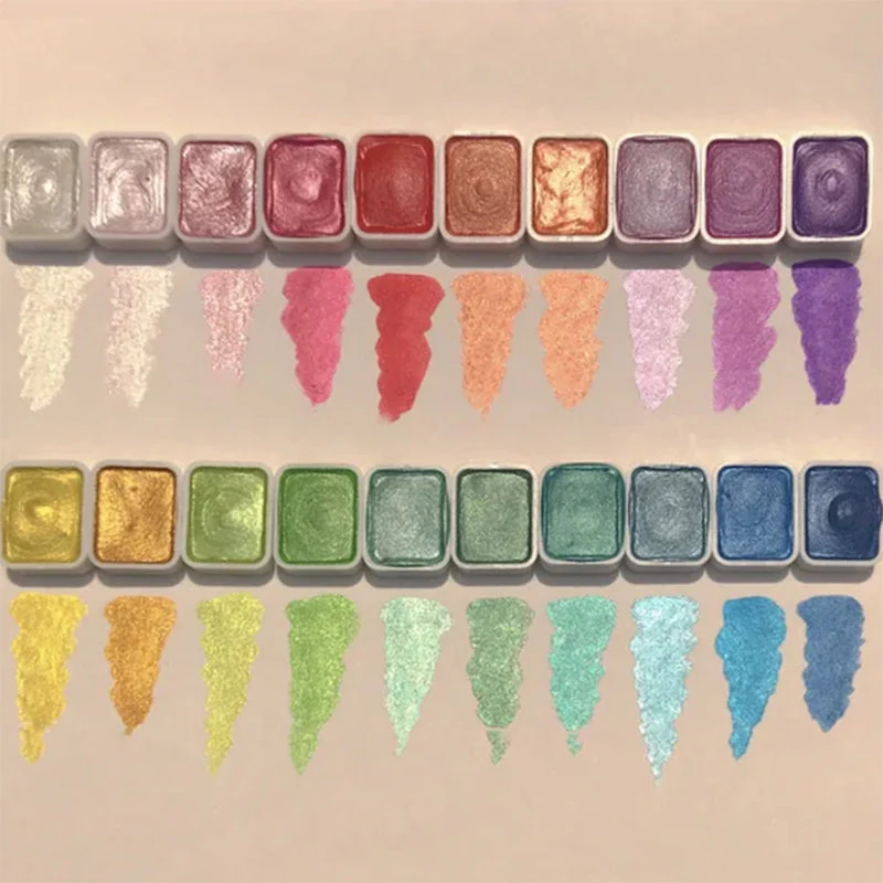 20 Colors Watercolor Painting Set - Image 4