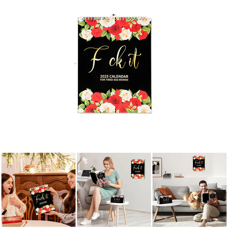 2025 Calendar with Fun Quotes and Planner - Image 2