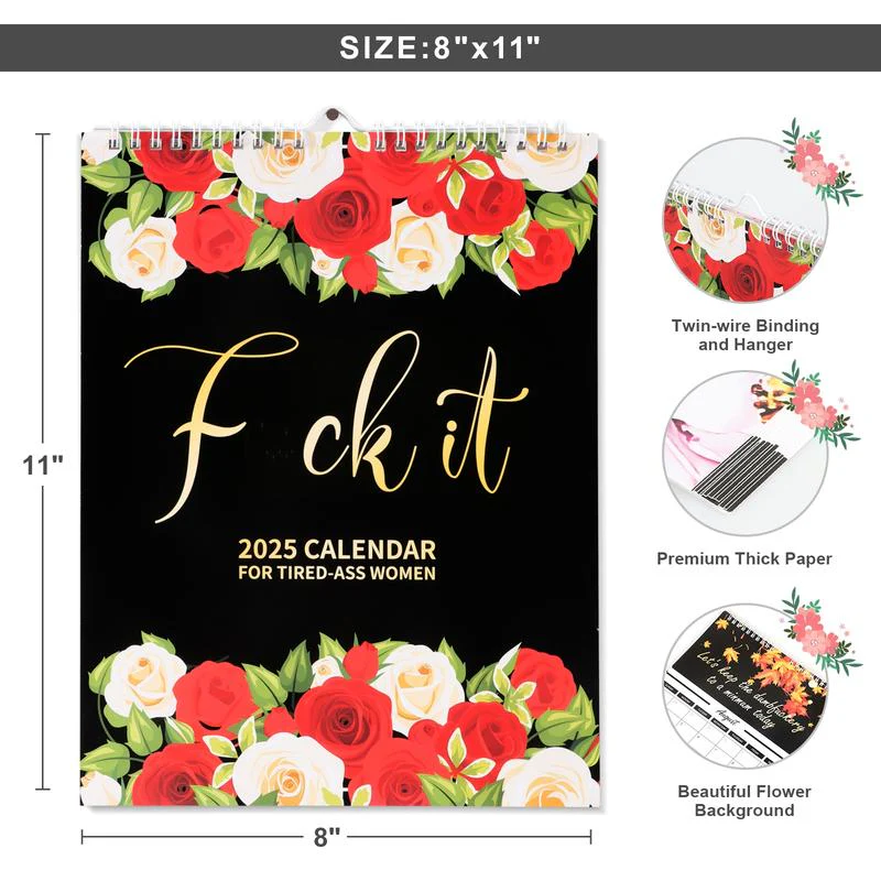 2025 Calendar with Fun Quotes and Planner - Image 9