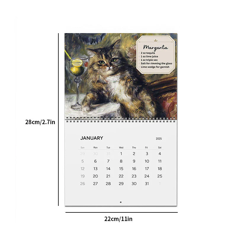 2025 Cat Cocktails Calendar - Image 11