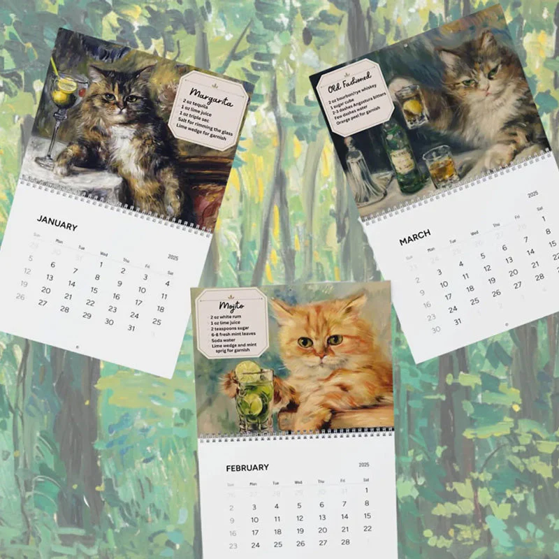 2025 Cat Cocktails Calendar - Image 3