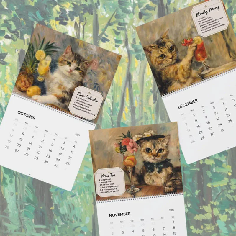 2025 Cat Cocktails Calendar - Image 6