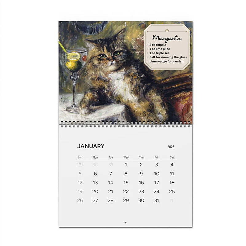 2025 Cat Cocktails Calendar - Image 9