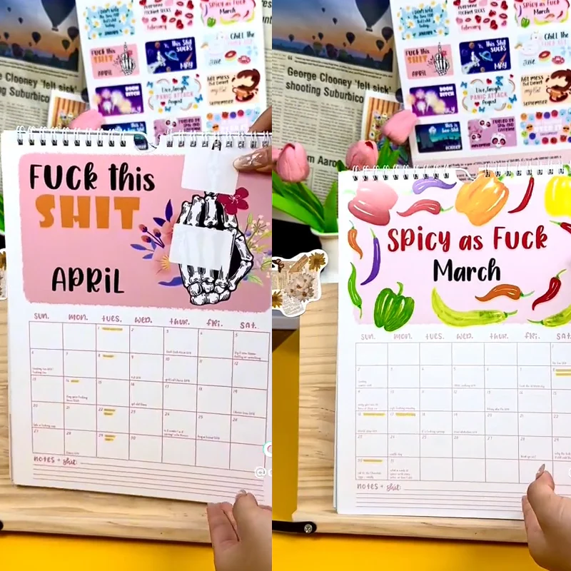 2025 Here We Fucking Go Again Calendar - Image 19