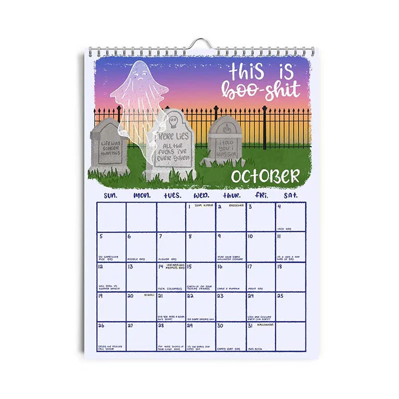 2025 Here We Fucking Go Again Calendar - Image 7