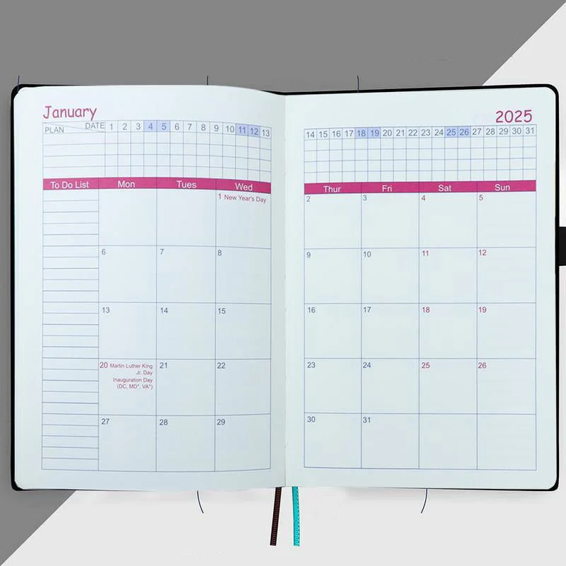 2025 One Day One Page Daily Planner – Your Ultimate Gift Calendar - Image 7