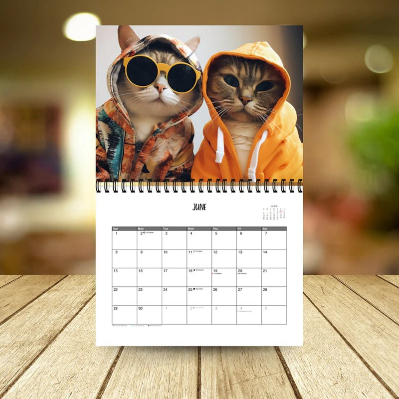 2025 Stylish Cats Calendar/Gift For Cat Lover - Image 3