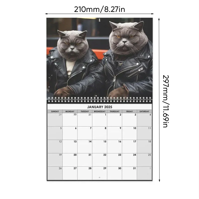 2025 Thug Cat Calendar - Image 12