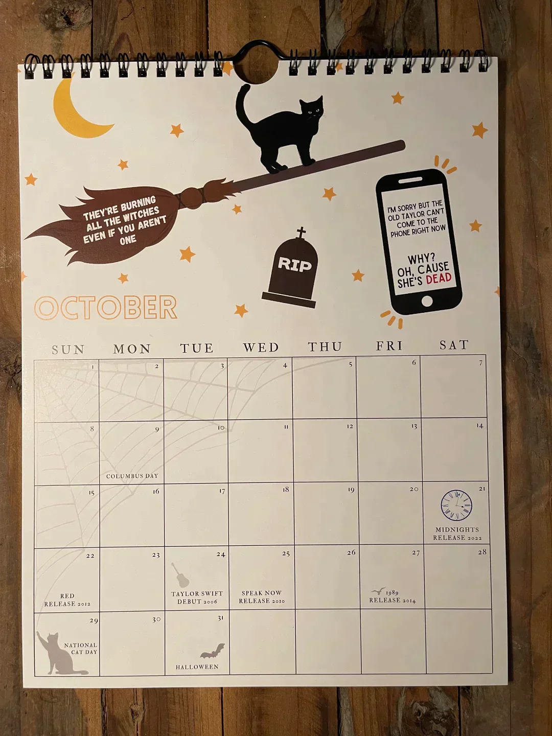 2025 TS Lyrics Calendar - Image 11