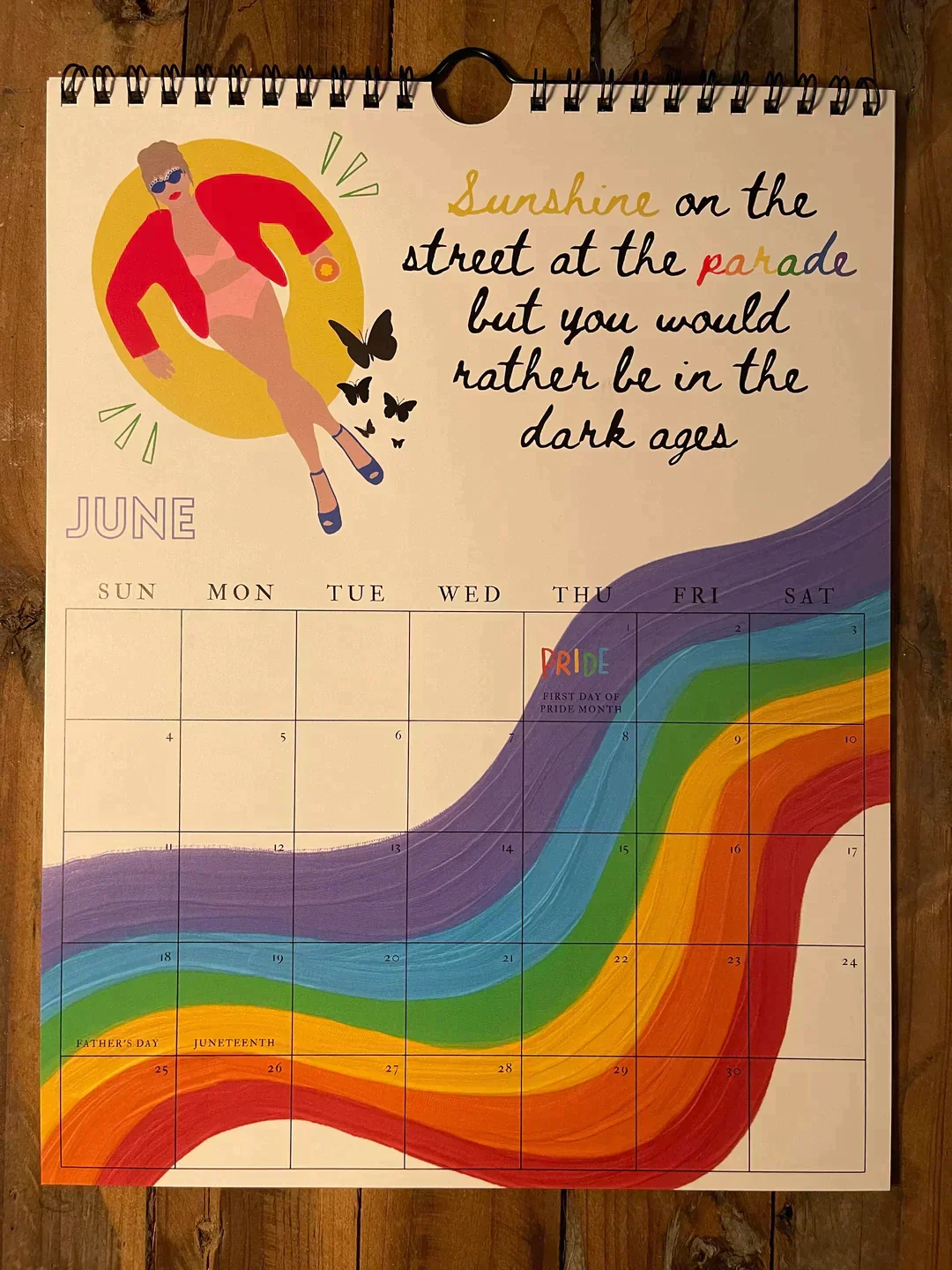 2025 TS Lyrics Calendar - Image 7