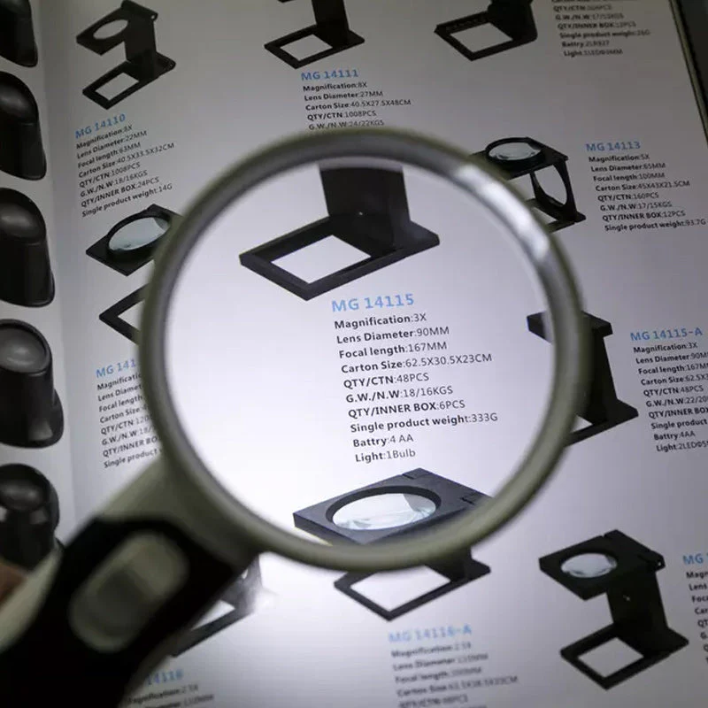 20X Optical Magnifying Glass With LED Light - Image 4