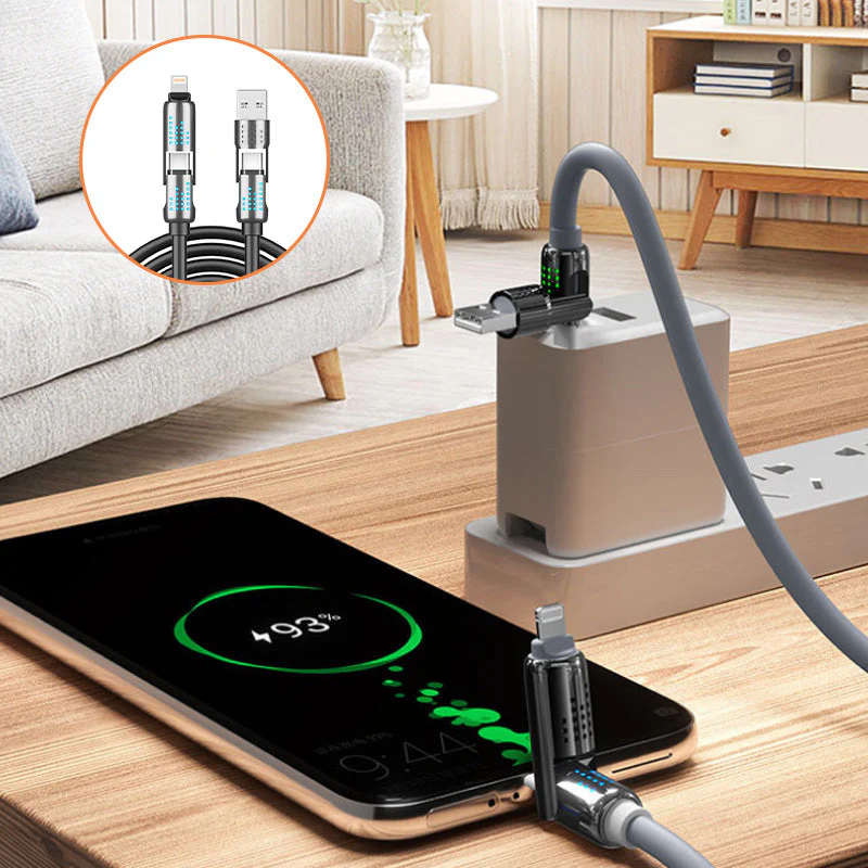 240W 4-in-1 USB-C Fast Charging Cable - Image 2