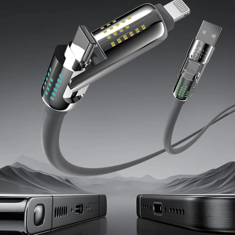 240W 4-in-1 USB-C Fast Charging Cable - Image 8