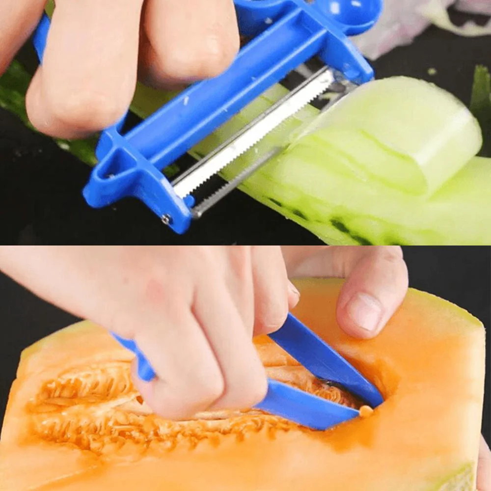 3 in 1 Magic Peeler Set, Random Color - Image 2