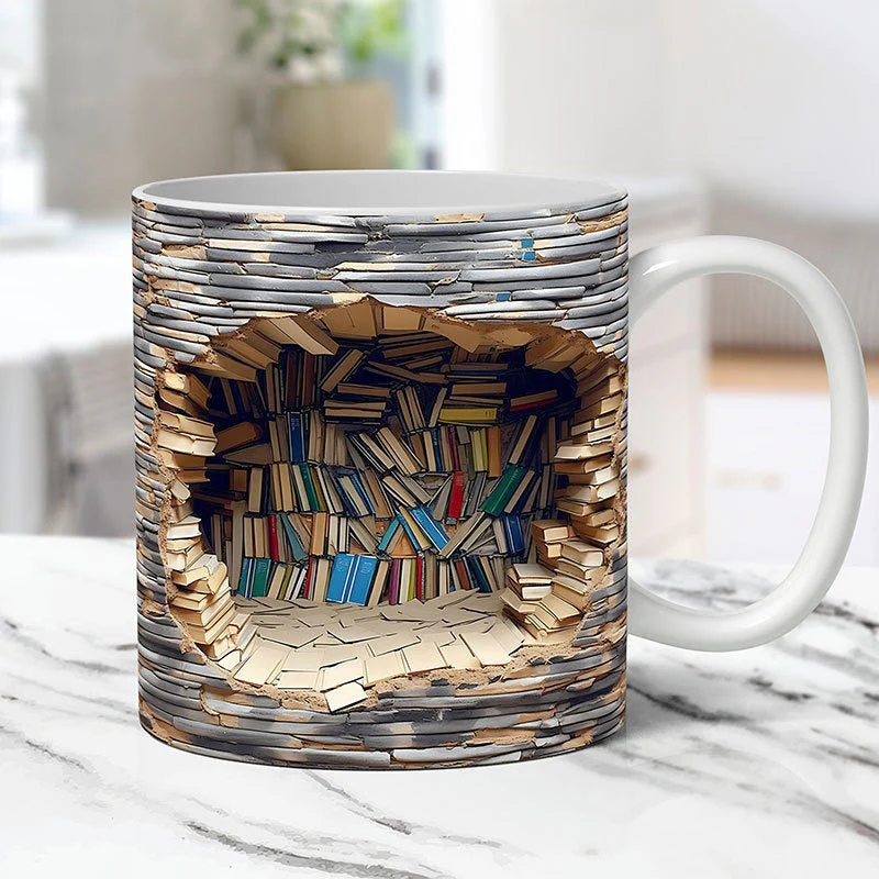 3D Bookshelf Mug - Image 11